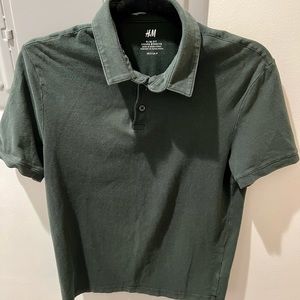 H&M - Men’s Dark Green Polo
